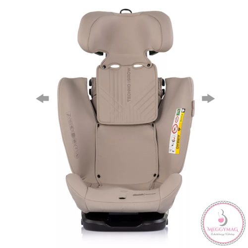 Chipolino Techno iGrow autósülés Isofix 40-150cm - latte 