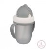 Canpol babies Szívószálas pohár 210 ml 9hó+ Flip Top matt szürke