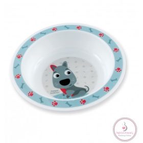   Canpol babies Műanyag tálacska Cute Animals 270 ml 4hó+, Kutyus