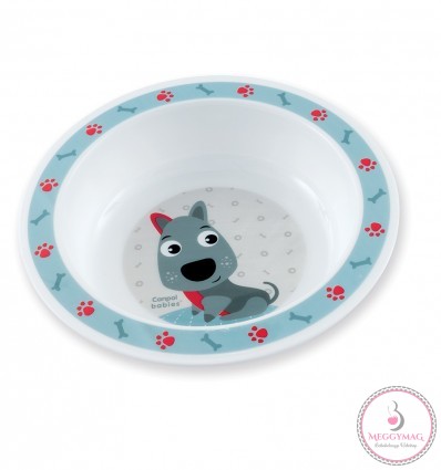Canpol babies Műanyag tálacska Cute Animals 270 ml 4hó+, Kutyus