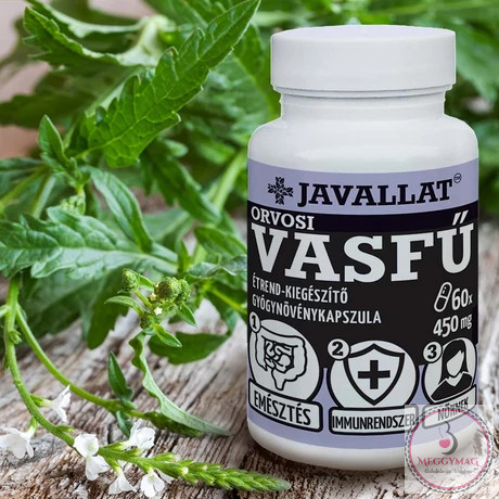 Orvosi vasfű étrend-kiegészítő kapszula 