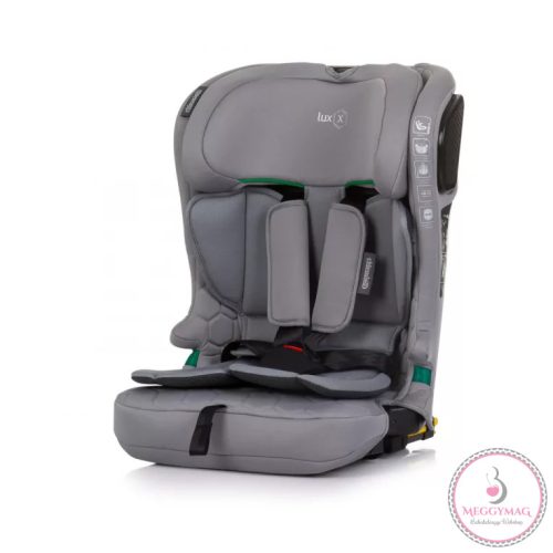 Chipolino Lux X autósülés Isofix 76-150cm - Granite KÉSZLETEN A BOLTBAN! 