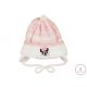 Disney Minnie kötött| bélelt baba sapka (méret: 38-40| 2-6 hónapos)