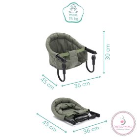 Fillikid etetőszék asztali Flexi 398-37 zöld melanzs