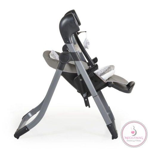 CANGAROO NIRVANA 2in1 etetőszék és hinta SZÜRKE 
