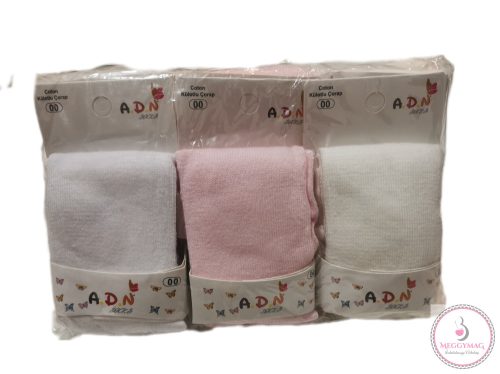Újszülött baba harisnya, 0-6 hó rózsaszín 