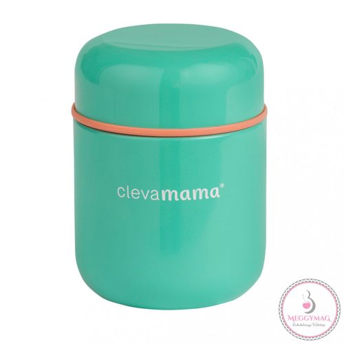 Clevamama étel termosz 240 ml – rozsdamentes acél és csepegésmentes, UTOLSÓ DARAB!