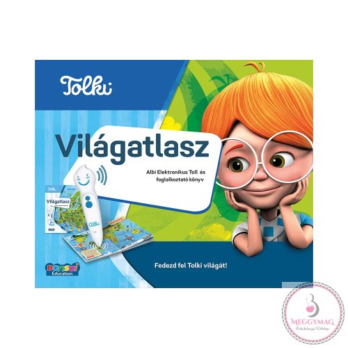 Világatlasz: Tolki hangoskönyv készlet interaktív beszélő tollal! 