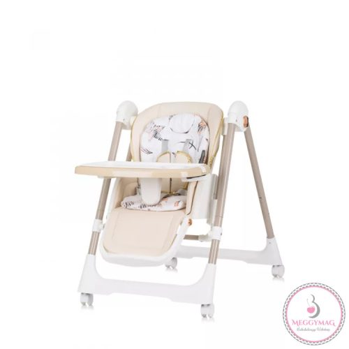 Chipolino Milk Shake 2in1 multifunkciós etetőszék és babahinta - Macadamia 