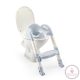 Thermobaby wc szűkítő lépcsős Kiddy Loo Fleur bleue kék
