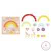 MONI 2IN1 balance puzzle egyensúlyozó unikornis SZIVÁRVÁNY