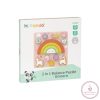 MONI 2IN1 balance puzzle egyensúlyozó unikornis SZIVÁRVÁNY