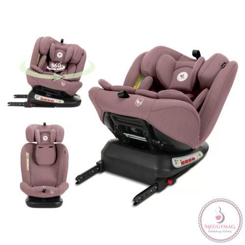 Lorelli Capella autósülés ISOFIX 40-150cm - Pink