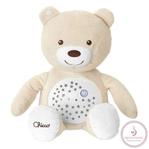 Chicco Baby Bear plüss maci projektoros vetítö és éjszakai lámpa