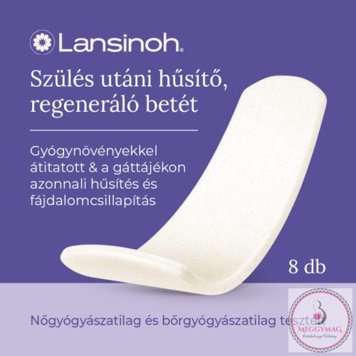 Lansinoh szülés utáni hűsítő, regeneráló betét 8db