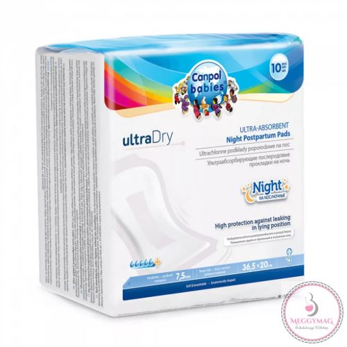Canpol babies szülés utáni betét, Ultra dry 10 db 