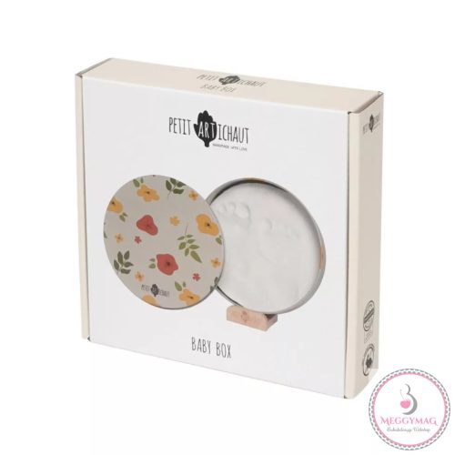 Petit Artichaut kéz- és lábnyomat készítő Baby Box kerek - Little Prairie