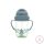 Baby Care szívószálas itató fogantyúval 275ml - Blue/Green