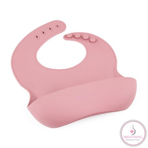 PETITE&MARS Szilikon előke Take&Match Dusty Rose 6m+