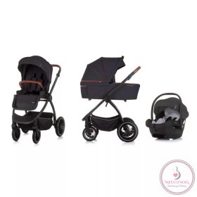   Chipolino Prestige 3az1-ben multifunkciós babakocsi - Blackberry