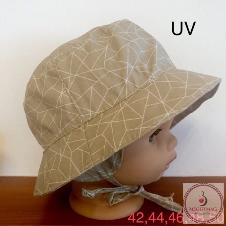 Minimanó nyári kalap (42, 44,46,48,50) - barna 