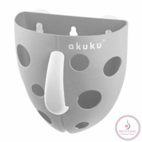 Akuku fürdőjáték tároló műanyag szürke