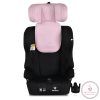 Moni SECURITY isofixes autósülés ajándék 2plüss+párna 76-150cm PINK 