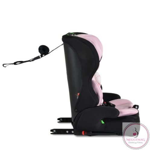 Moni SECURITY isofixes autósülés ajándék 2plüss+párna 76-150cm PINK 