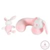 Moni SECURITY isofixes autósülés ajándék 2plüss+párna 76-150cm PINK 