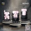 Moni SECURITY isofixes autósülés ajándék 2plüss+párna 76-150cm PINK 