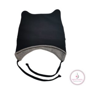   Symbyo Téli bélelt babasapka (huncutsapka), Sötétkék, 48-50 cm