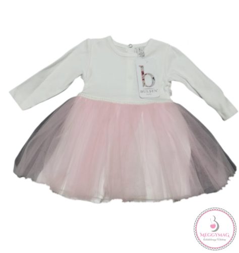 Alkalmi kislány ruha, koszorúslány ruha boleróval, rózsaszín, 86-os
