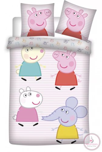 Peppa malac gyerek ágyneműhuzat 100×135cm, 40×60 cm