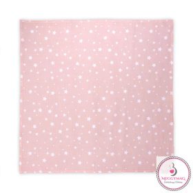   Lorelli Muszlin takaró / textil pelenka 80x80 cm - Rose with Stars 