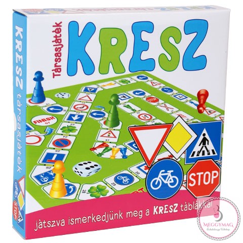 Kresz társasjáték - D-toys