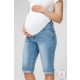 Koptatott capri fazonú kismama farmer - M