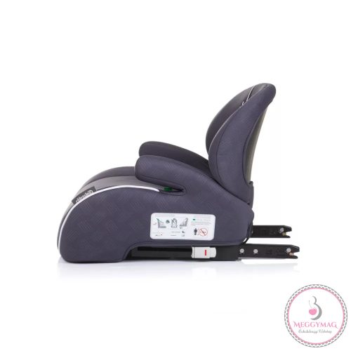 Chipolino Sonic autós ülésmagasító 125-150 cm Isofix - Anthracite