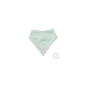 Vaganza babasál, nyálkendő pamut háromszög - Zöld 