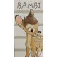 Bambi fürdőlepedő, strand törölköző 70x140cm