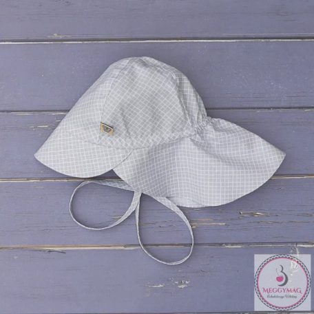 Symbyo nyári kalap - Szürke vonalkás, 48-50 cm