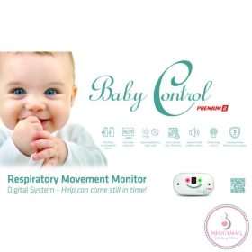   Baby Control Premium 2 légzésfigyelő készülék 2 extra nagy lappal