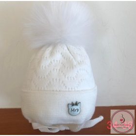   MM prémium kötött téli sapka 34-36 cm (újszülött méret) 