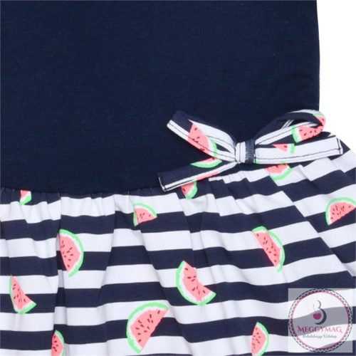 Ujjatlan kislány ruha, watermelon 98-as