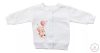 5 részes baba szett macis mintával, 56-os Fehér 