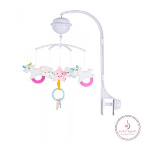   Chipolino Projektoros zenélő forgó - Unikornis, KÉSZLETEN A BOLTBAN!