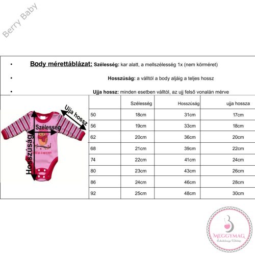 BODY ÚJSZÜLÖTT RÉKLIS 50-56 – LOVELY CAT - PRÉMIUM
