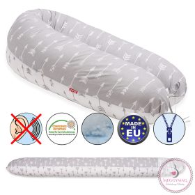   Scamp szoptatós párna univerzális pamut Arrow Grey White SZPE141