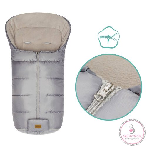Fillikid bundazsák babakocsiba Eco big 1220-37 ezüst 