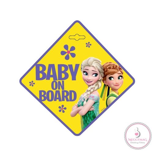 DISNEY Baby on Board Frozen baby on board jelzés