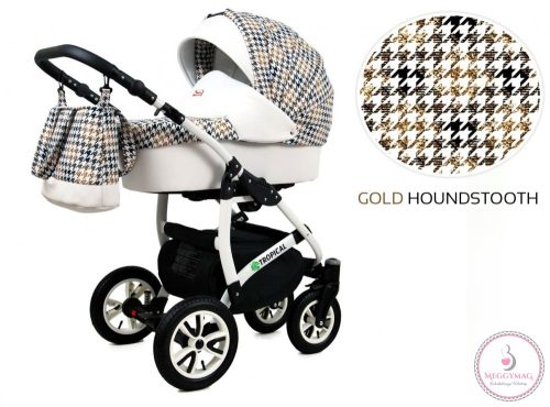 BM Tropical multifunkciós babakocsi, Gold Houndstooth 